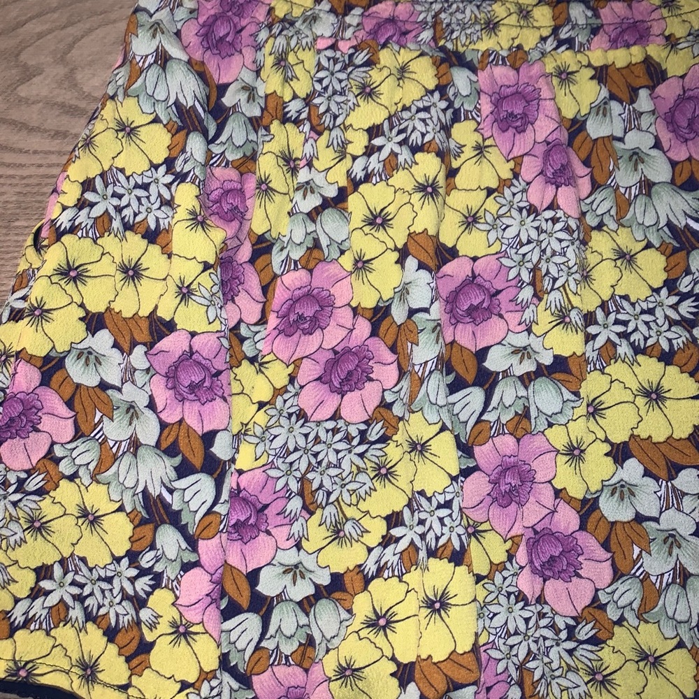 Anthropologie leifnotes petunia floral skirt - Picture 4 of 5